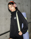  Áo Sweater MLB Korea - Basic Medium Logo Anorak NY Black - 3AWJB0234 