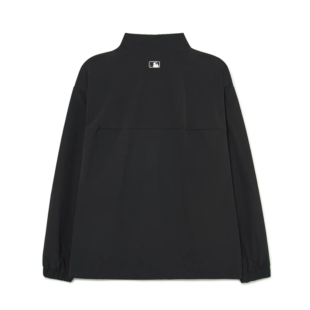  Áo Sweater MLB Korea - Basic Medium Logo Anorak NY Black - 3AWJB0234 