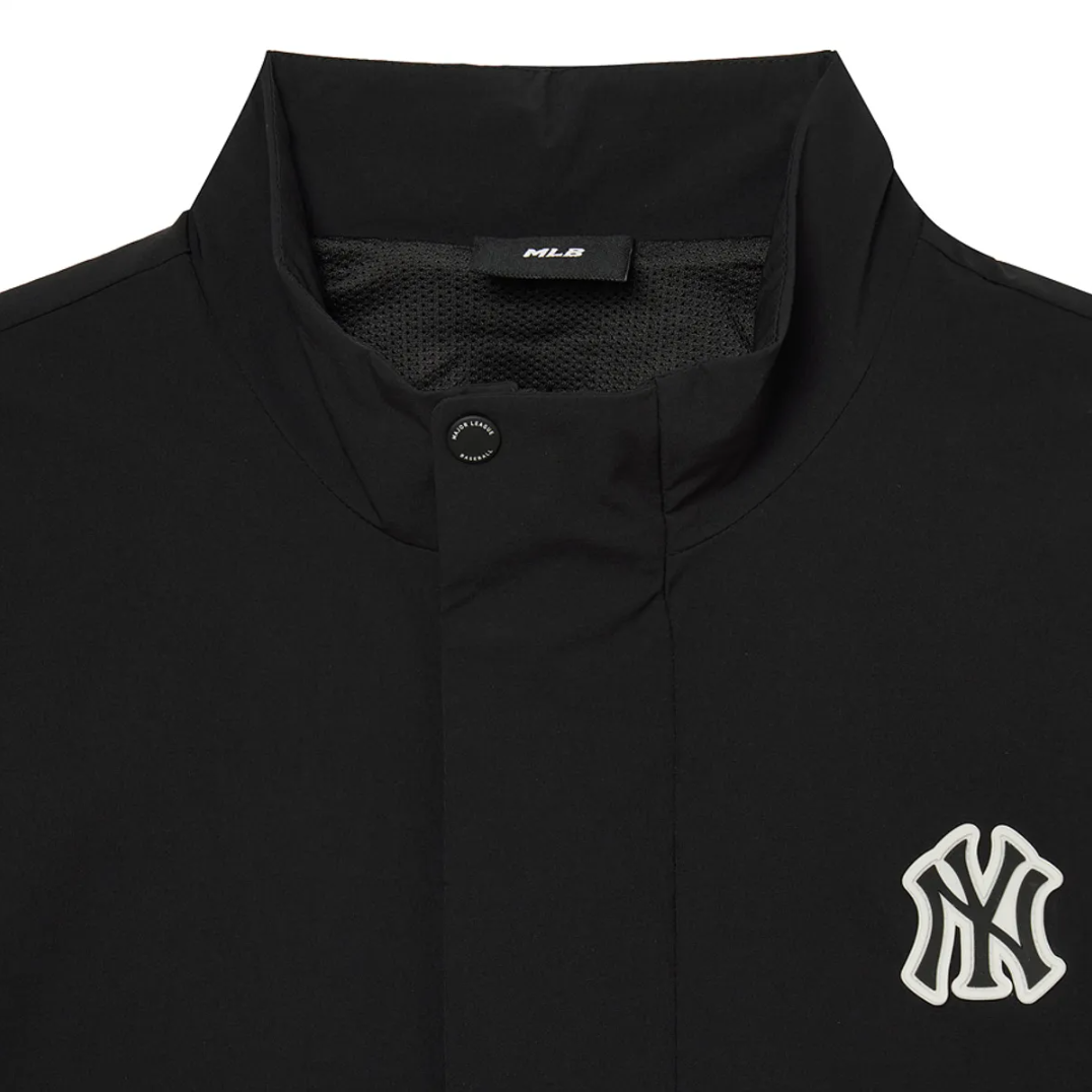  Áo Sweater MLB Korea - Basic Medium Logo Anorak NY Black - 3AWJB0234 