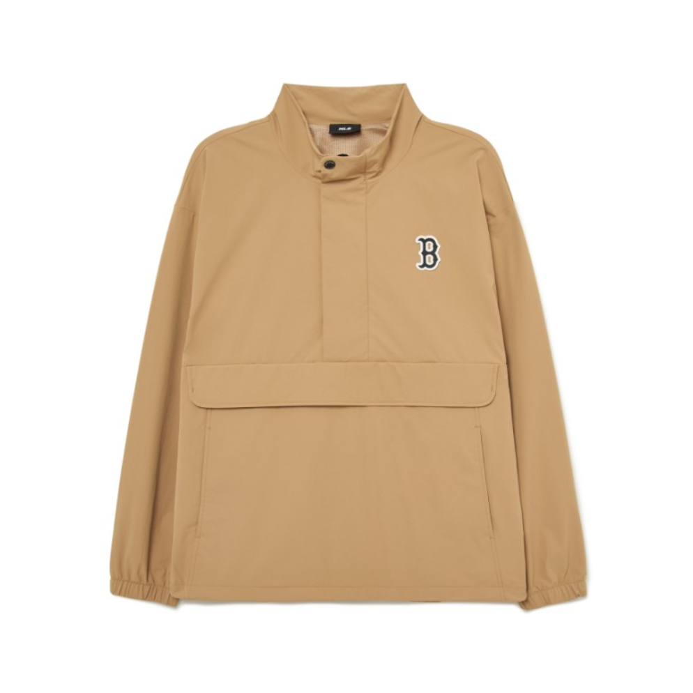  Áo Sweater MLB Korea - Basic Medium Logo Anorak NY Black - 3AWJB0234 