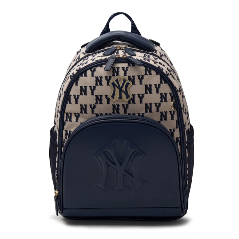  Set Balo MLB Korea - Classic Mono DTP NY Navy - 7ABKMD55N-50NYD 