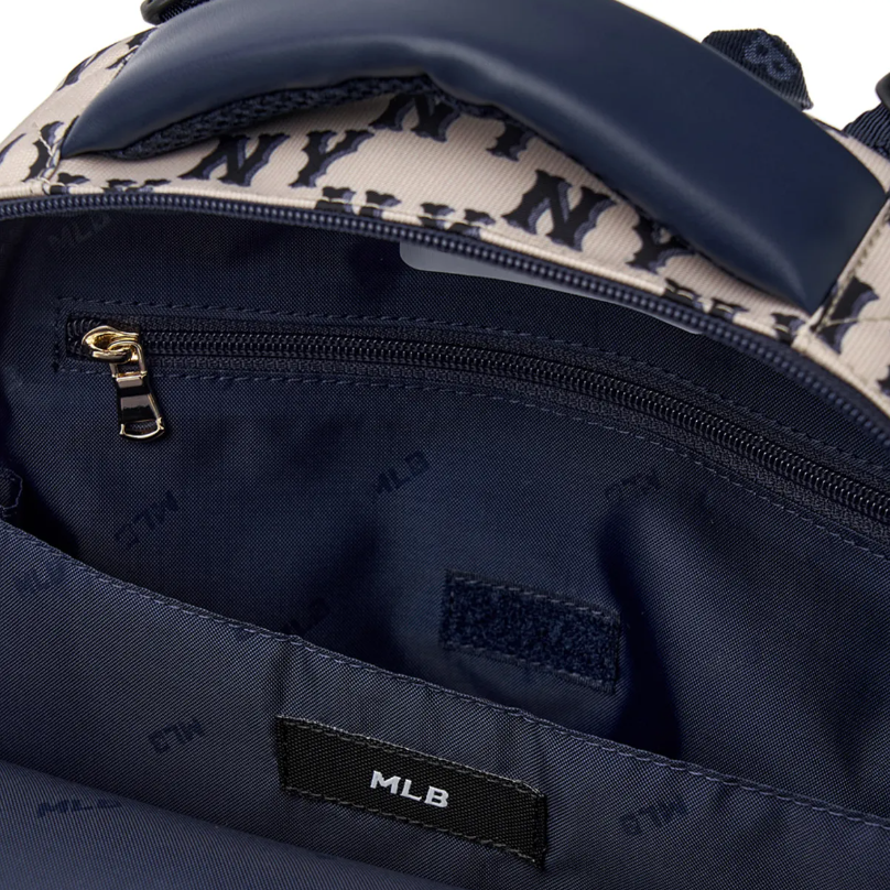  Set Balo MLB Korea - Classic Mono DTP NY Navy - 7ABKMD55N-50NYD 