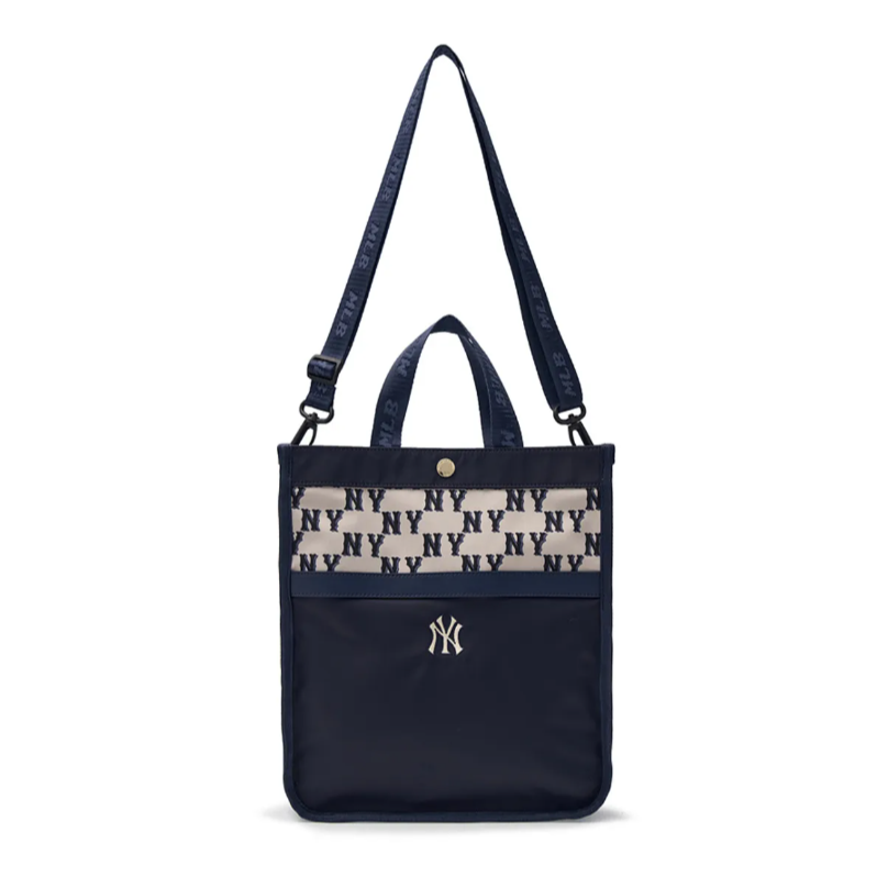  Set Balo MLB Korea - Classic Mono DTP NY Navy - 7ABKMD55N-50NYD 