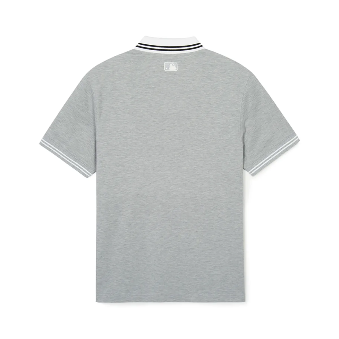  Áo Polo MLB [Unisex] - Basic Color-Blocked Comfortable Fit B - 3APQB0243-43MGS 