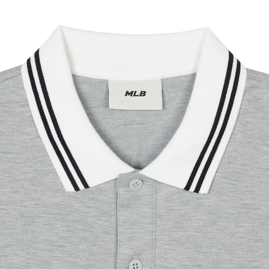  Áo Polo MLB [Unisex] - Basic Color-Blocked Comfortable Fit B - 3APQB0243-43MGS 