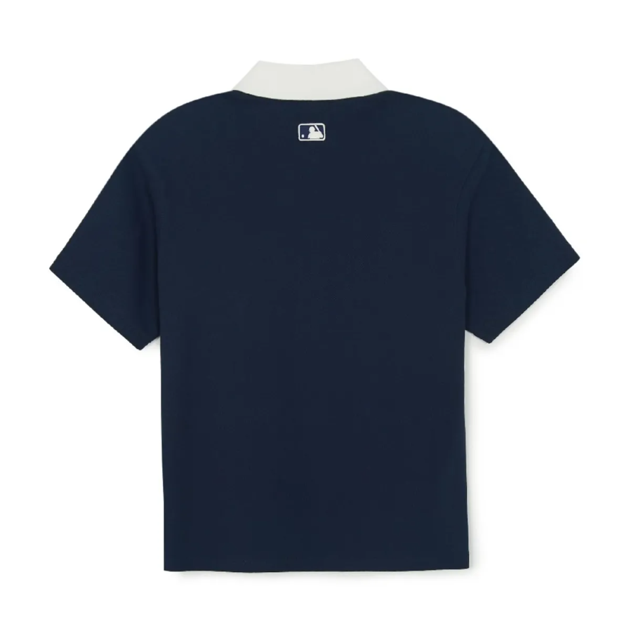 Áo Polo MLB [Unisex] - Basic Small Letter Comfortable Fit Collared NY - 3APQB0263-43NYS 