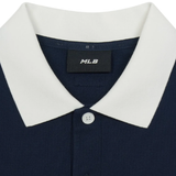  Áo Polo MLB [Unisex] - Basic Small Letter Comfortable Fit Collared NY - 3APQB0263-43NYS 