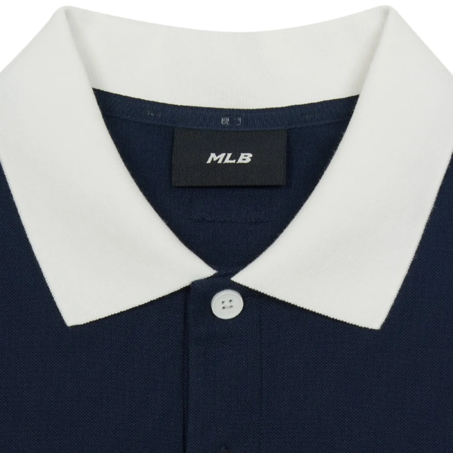  Áo Polo MLB [Unisex] - Basic Small Letter Comfortable Fit Collared NY - 3APQB0263-43NYS 