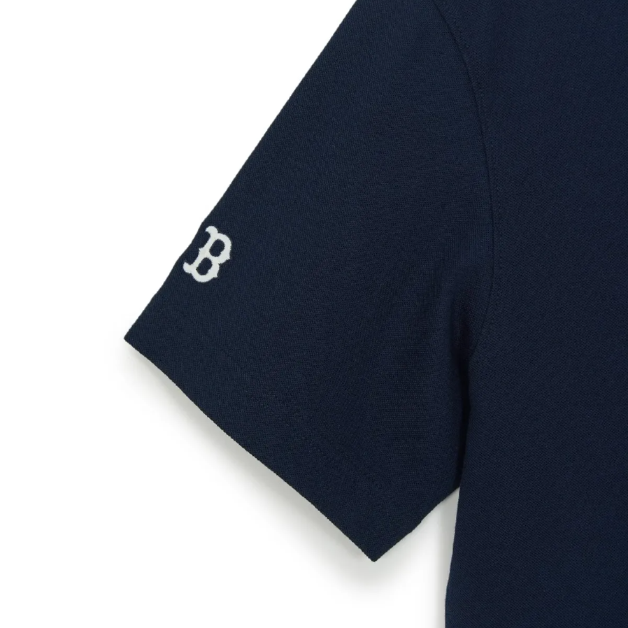  Áo Polo MLB [Unisex] - Basic Small Letter Comfortable Fit Collared NY - 3APQB0263-43NYS 