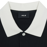  Áo Polo MLB [Unisex] - Basic Small Letter Comfortable Fit Collared NY - 3APQB0263-50BKS 