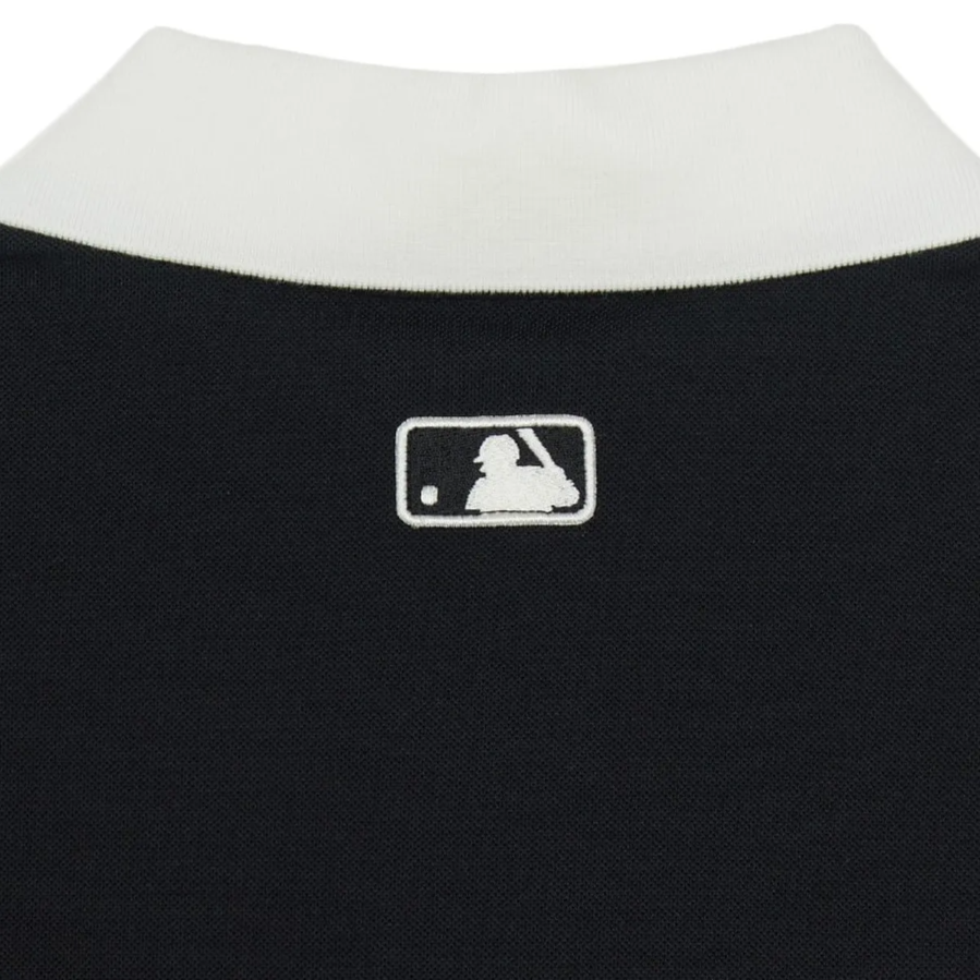  Áo Polo MLB [Unisex] - Basic Small Letter Comfortable Fit Collared NY - 3APQB0263-50BKS 