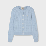  Áo Cardigan Len WHOAU [Nữ] - Steve Cable Cardigan - WHCKG2211F 