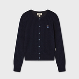  Áo Cardigan WHOAU [Nữ] - Steve High Gauge Wool Cable - WHCKG1215F 