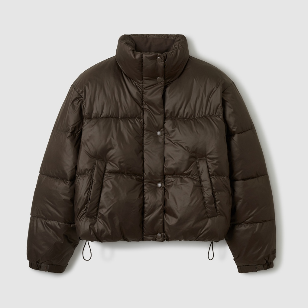  Áo Khoác Phao Whoau - High neck Short Puffer - WHJPE4V15F 