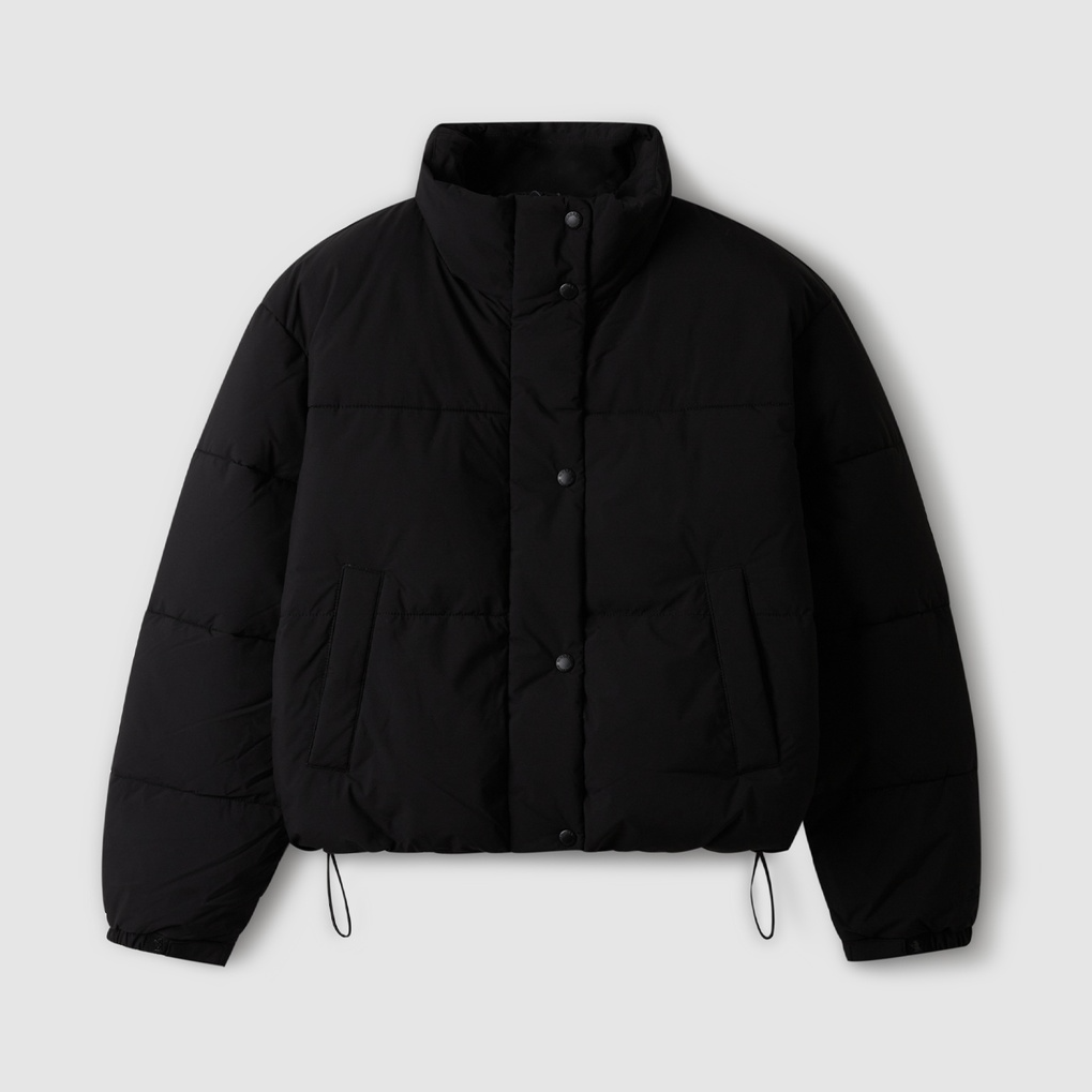  Áo Khoác Phao Whoau - High neck Short Puffer - WHJPE4V15F 