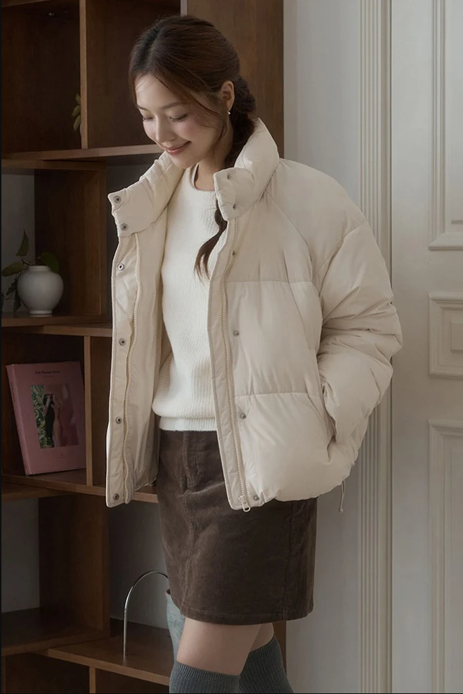  Áo Khoác Phao SPAO - Pastel Puffer - SPJPF4TG01 