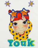  Áo Thun Youk Shim Won [Nữ] - Colorful Dog Poop White 