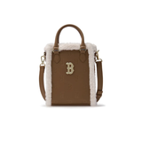  Túi Phone MLB - Classic Monogram PU Embossed Mini Boston Brown - 7ACRM0946-43CAS 