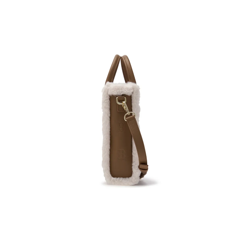  Túi Phone MLB - Classic Monogram PU Embossed Mini Boston Brown - 7ACRM0946-43CAS 