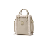  Túi Phone MLB - Classic Monogram PU Embossed Mini Boston Cream - 7ACRM0946-43BGL 