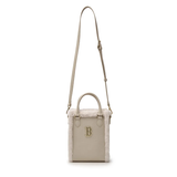  Túi Phone MLB - Classic Monogram PU Embossed Mini Boston Cream - 7ACRM0946-43BGL 