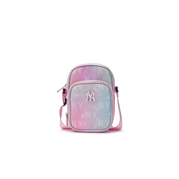 Túi Phone MLB - Classic Monogram Aurora NY Pink - 7FCRM015N-50PKL