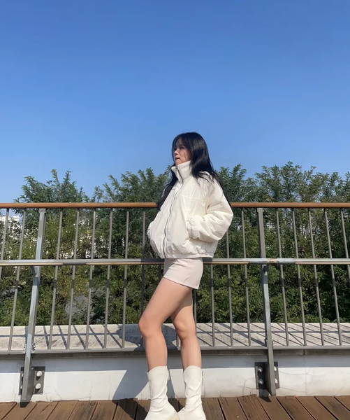 Áo Khoác Whoau [Nữ] - Reversible Dumble Jumper - WHJJE4T17F
