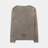  Áo Thun Dài Tay [Unisex] Badblood - [w-tee25-174] KEEP SLEEPING Boat Neck Loose Fit Tee - Sand 