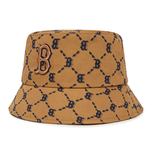  Nón Bucket MLB - Monogram Bucket Hat Boston - 3AHTM032N-43BGD 