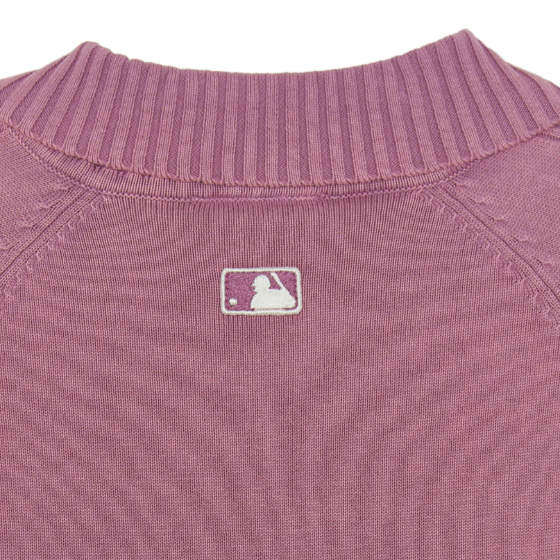  Áo Cardigan MLB [Nữ] - Basic Vintage Washed NY D.Pink - 3FKCB0554-50PKD 