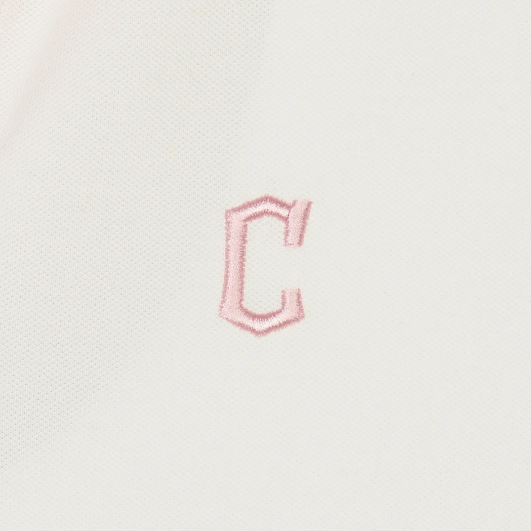  Áo Thun MLB [Nữ] - Basic Small Logo Long Sleeve Collared CLE - 3FPQB0141 