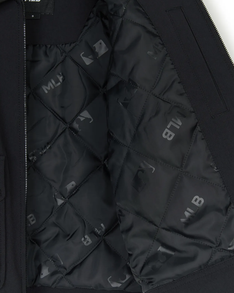  Áo Khoác MLB [Nữ] - Basic Collared Crop Work Jacket NY - 3FJPB0146-50BKS 