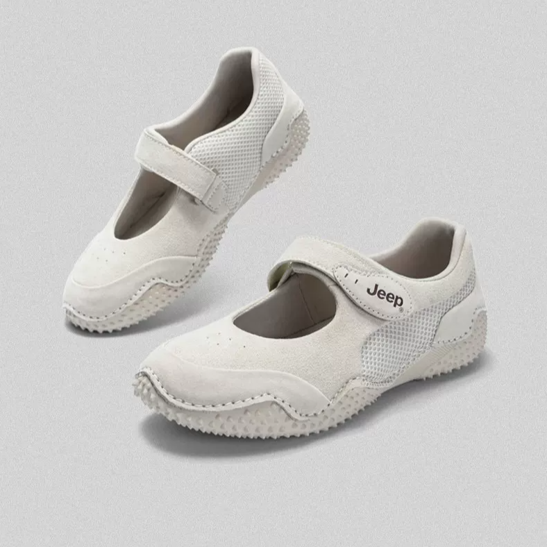  Giày Jeep Mary Jane - [Nữ] Retro Velcro - P661W13358 