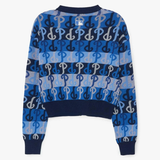  Áo Cardigan Crop MLB [Nữ] - Color Party Monogram P - 3FKCM0131-10BLD 