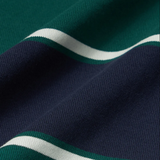  Áo Polo MLB [Unisex] - Varsity Stripe Oversized Collared NY Green - 3APQV0253-50GND 
