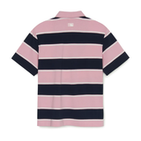  Áo Polo MLB [Unisex] - Varsity Stripe Oversized Collared Boston - 3APQV0253-43PKM 