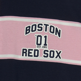  Áo Polo MLB [Unisex] - Varsity Stripe Oversized Collared Boston - 3APQV0253-43PKM 