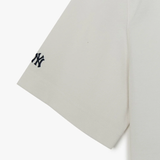  Áo Polo MLB [Unisex] - Varsity Small Cursive Oversized Collared NY - 3APQV0163 