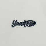  Áo Polo MLB [Unisex] - Varsity Small Cursive Oversized Collared NY - 3APQV0163 