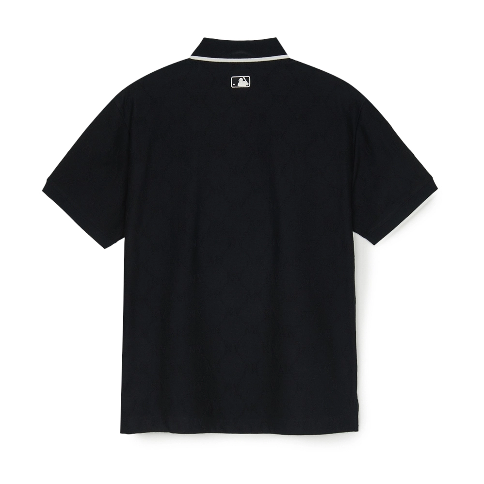  Áo Polo MLB [Unisex] - Diamond Monogram Jacquard Collar NY - 3APQM0253 