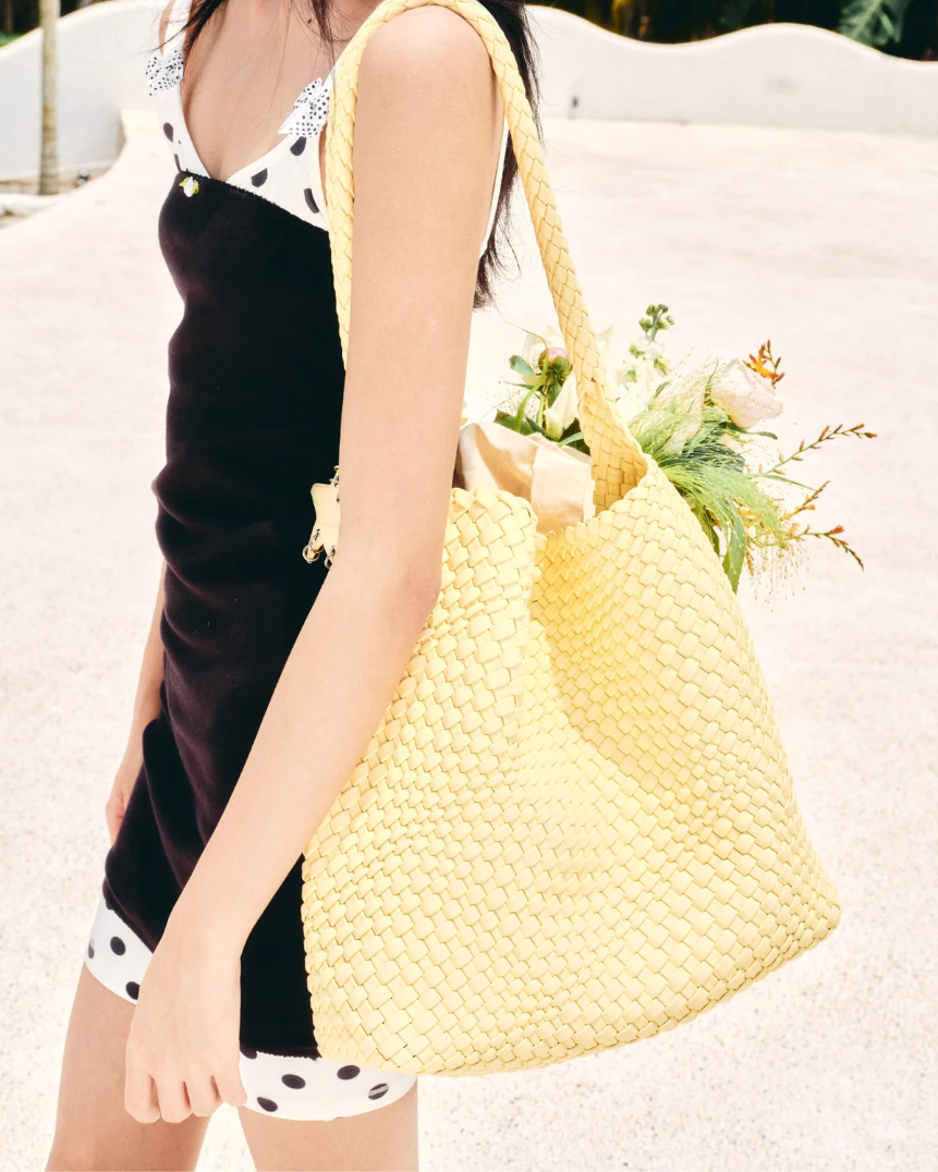  [Pre-order] Túi EcoDay - Large Woven Bag Light Yellow 