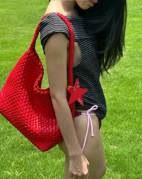 Túi EcoDay - Medium Woven Bag Red