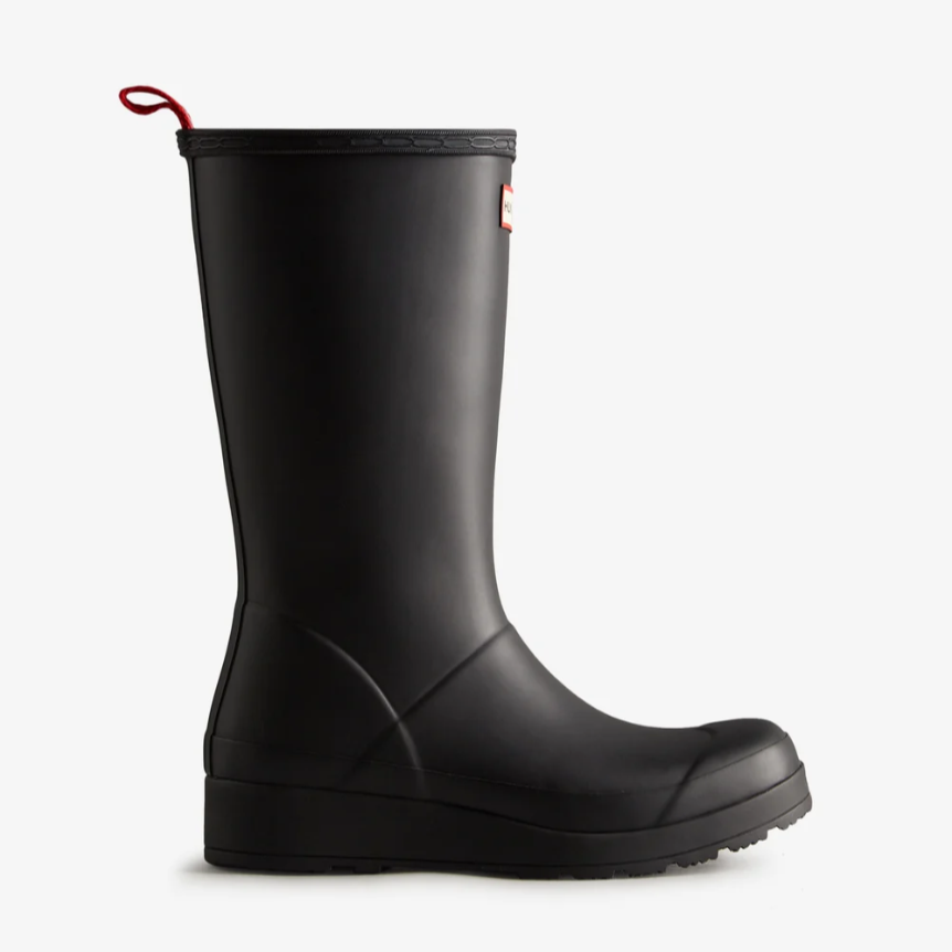  Giày Boots Hunter - Women's Play Tall Wellington Black 