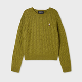  Áo Sweater Whoau [Nữ] - Steve Cable R-neck Pullover - WHKAG4921F 