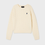  Áo Sweater Whoau [Nữ] - Steve Cable R-neck Pullover - WHKAG4921F 