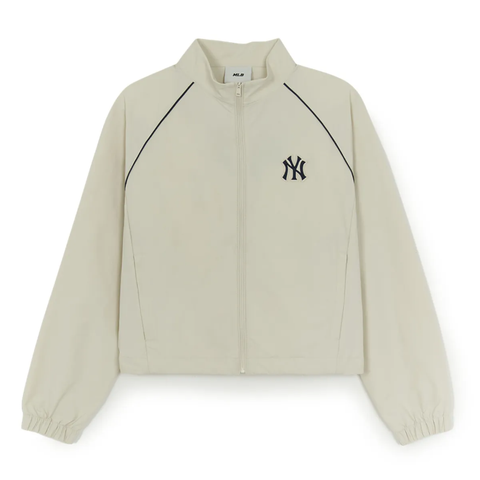 Áo Khoác Gió [Nữ] MLB Korea - Sporty Varsity Crop Windbreaker - 3FWJV0154-50IVS