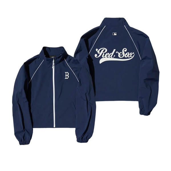 Áo Khoác Gió [Nữ] MLB Korea - Sporty Varsity Crop Windbreaker - 3FWJV0243-43NYS