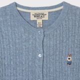  Áo Cardigan WHOAU [Nữ] - Steve High Gauge Wool Cable - WHCKG1215F 