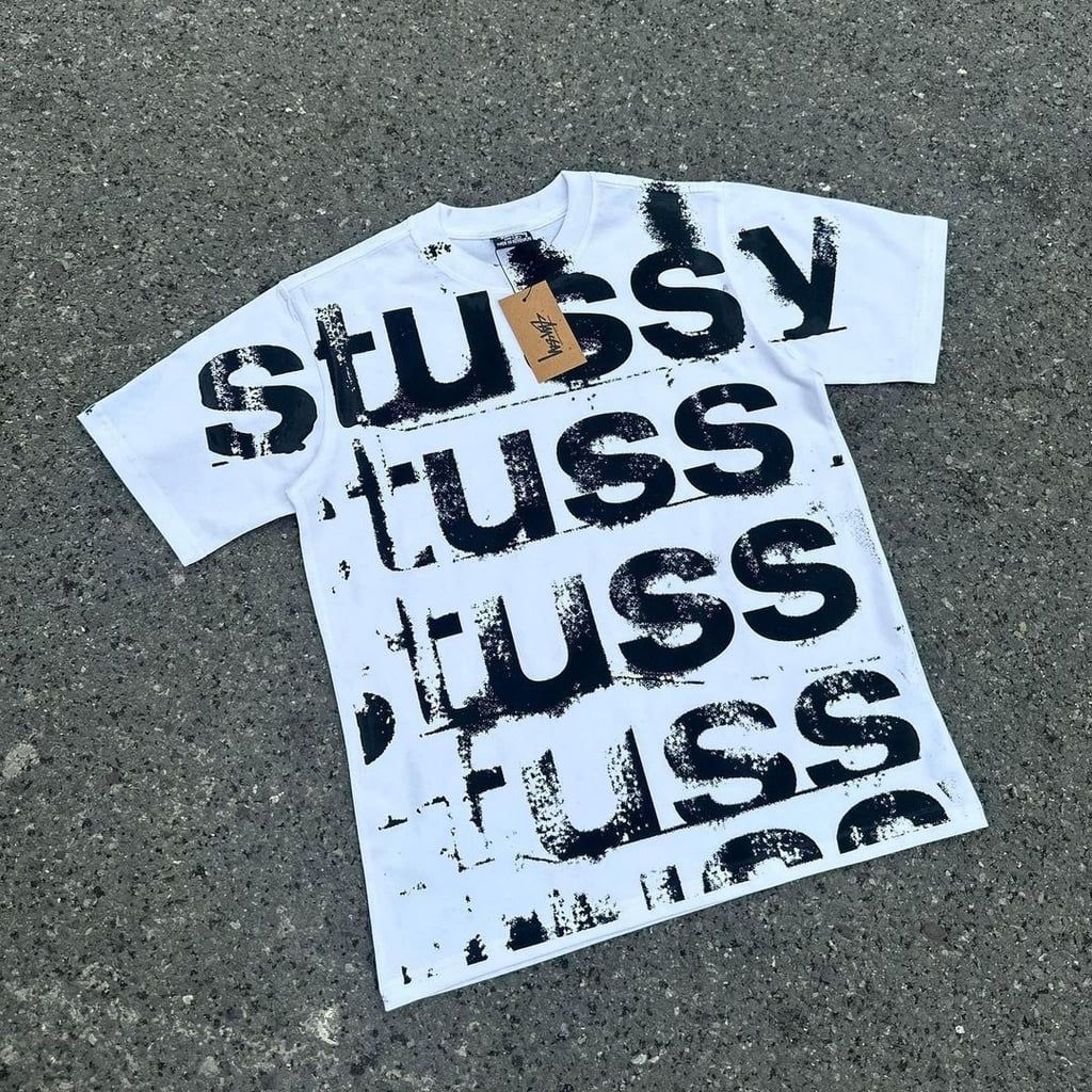  Áo Stussy [Unisex] - Stussy Stamp Tee - White 