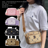  Túi MLB Diamond Monogram Camera Bag Boston Red Sox Beige - 7ACRMD45N-43BGS 